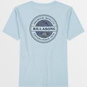 Boys Rotor Fill T-Shirt - Coastal Blue