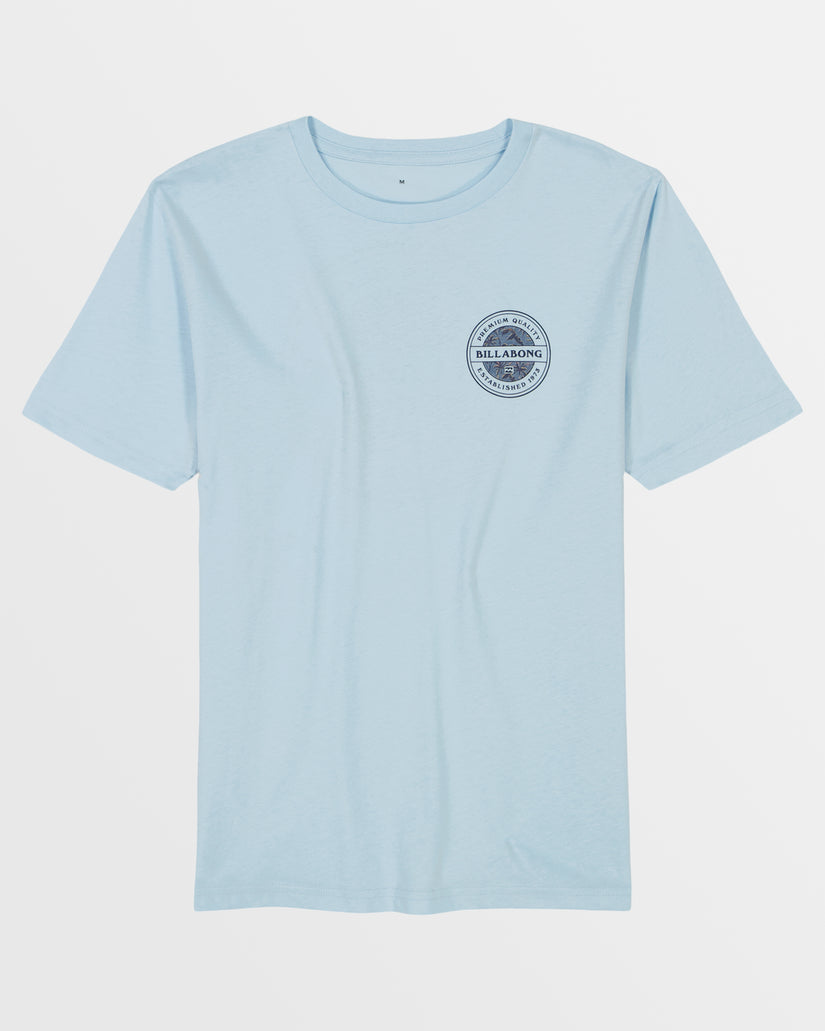 Boys Rotor Fill T-Shirt - Coastal Blue