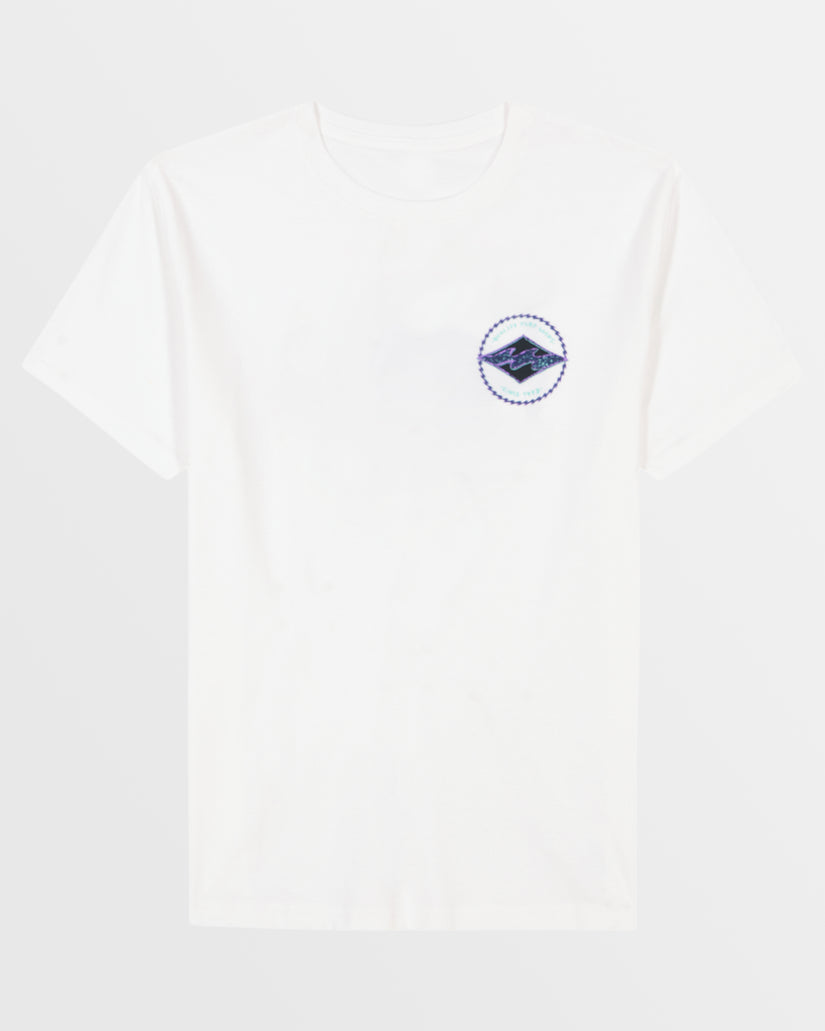 Boys Rotor Diamond T-Shirt - Off White