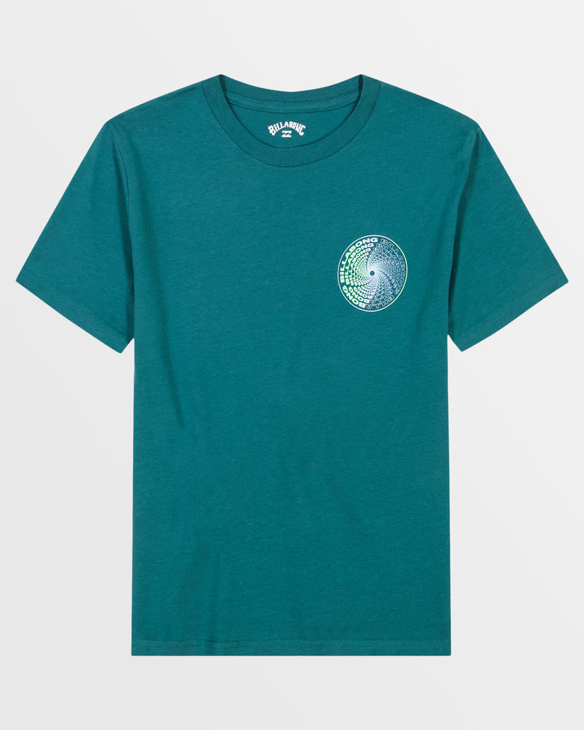 Boys Swivel Grad T-Shirt - Real Teal