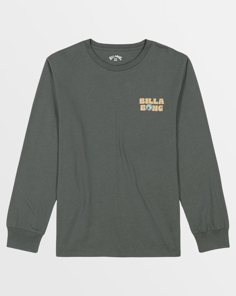 Boys Relax Long Sleeve T-Shirt - Slate Green