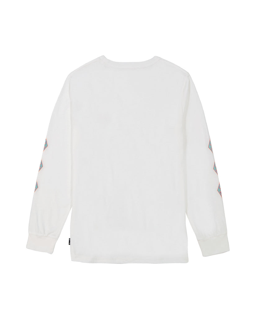 Little Boys Crayon Wave Long Sleeve T-Shirt - Off White