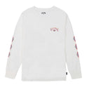 Boys Crayon Wave Long Sleeve T-Shirt - Off White