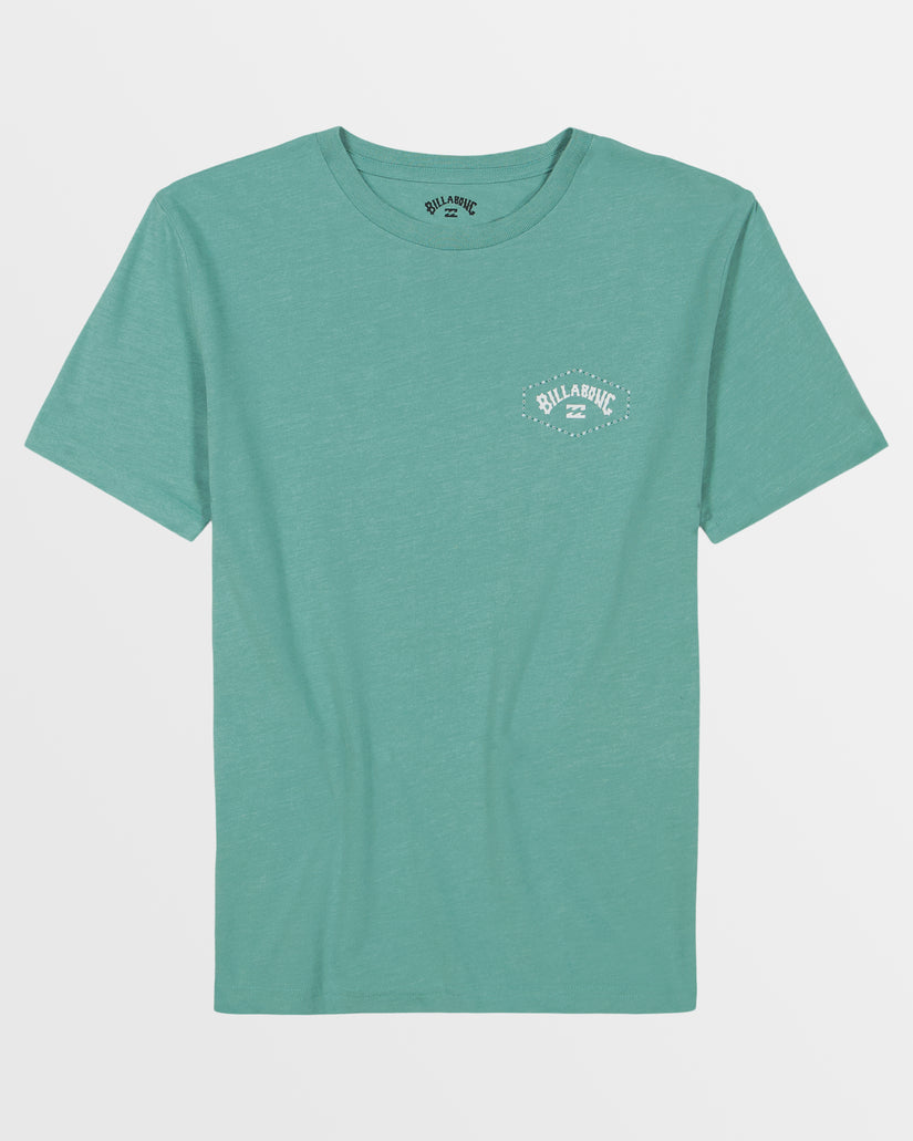 Boys Exit Wave T-Shirt - Dusty Teal Heather