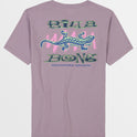 Boys Lizard T-Shirt - Purple Ash