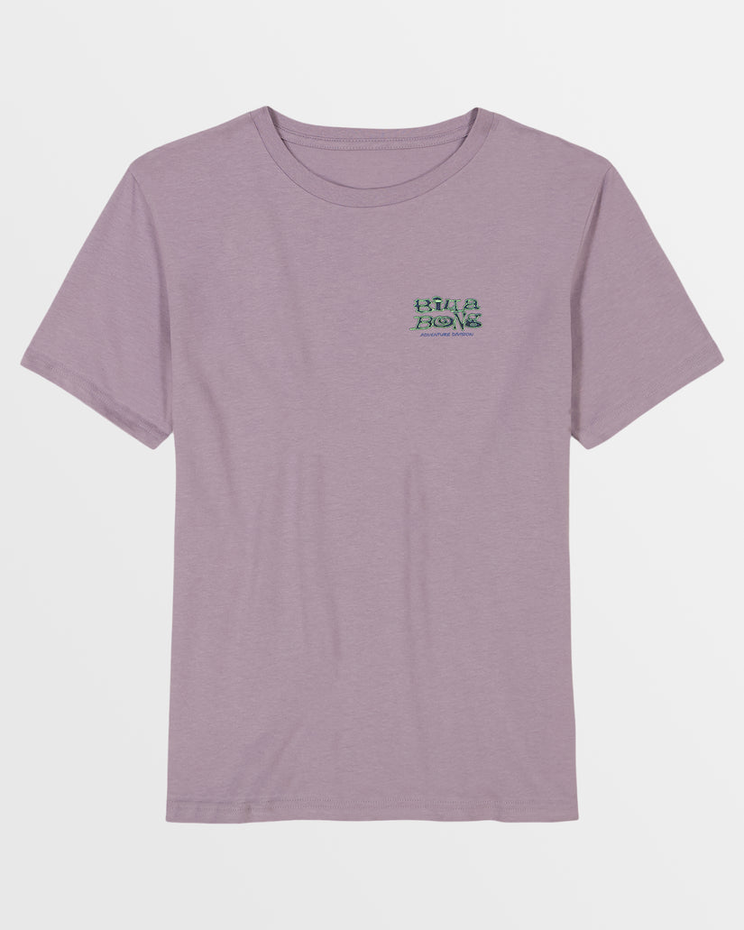 Boys Lizard T-Shirt - Purple Ash