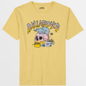 Little Boys Rat Skull T-Shirt - Papaya