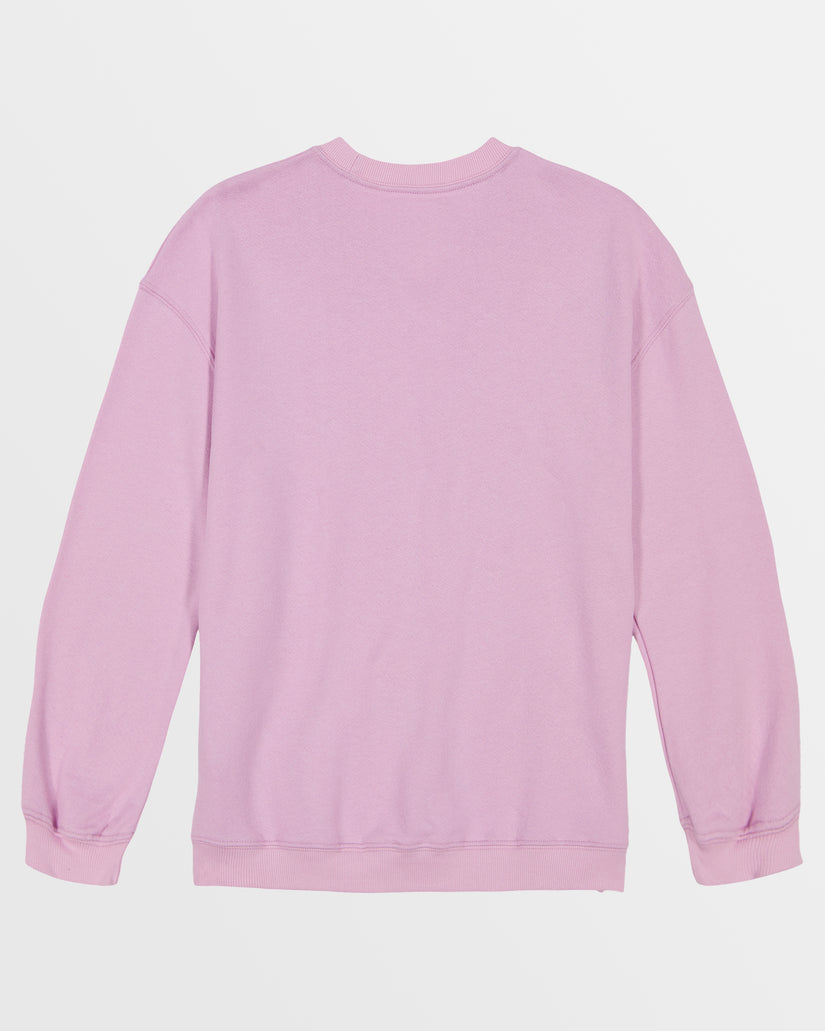 Girls Day Dreaming Crewneck Sweatshirt - Lilac Smoke