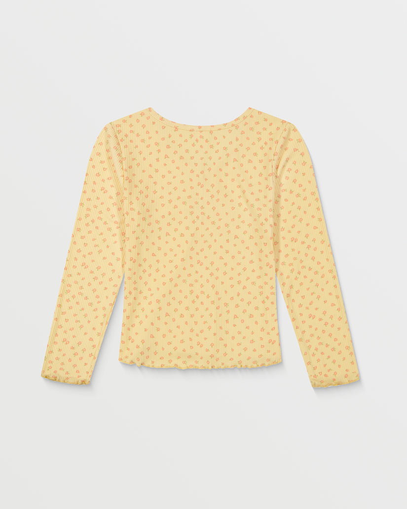 Girls Pick Of The Patch Top - Buttermilk