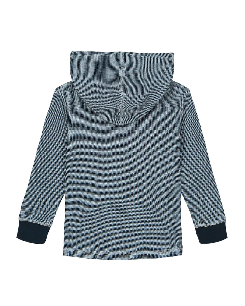 Little Boys Keystone Hoodie - Blue Wash