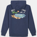 Boys Shore Hoodie - Slate Blue