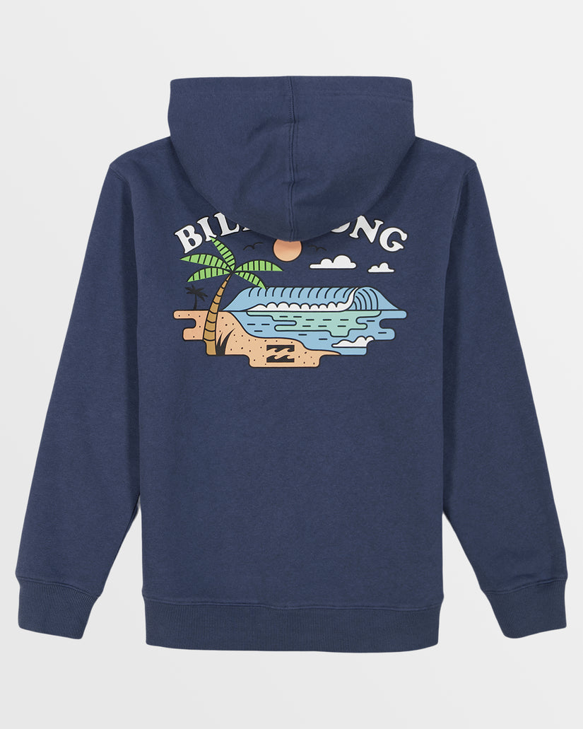 Boys Shore Hoodie - Slate Blue