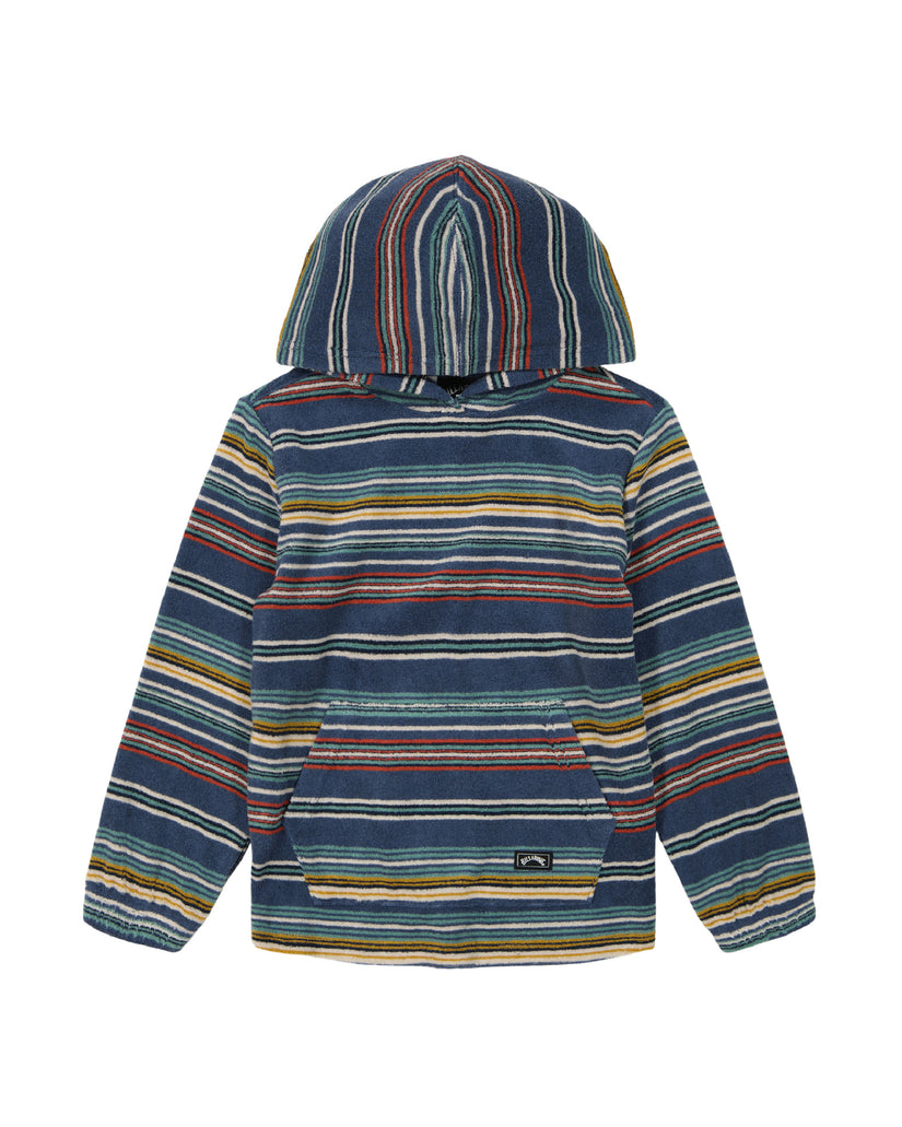 Little Boys Flecker Hoodie - Slate Blue