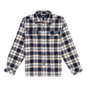 Little Boys Offshore Long Sleeve Flannel Shirt - Dusty Navy