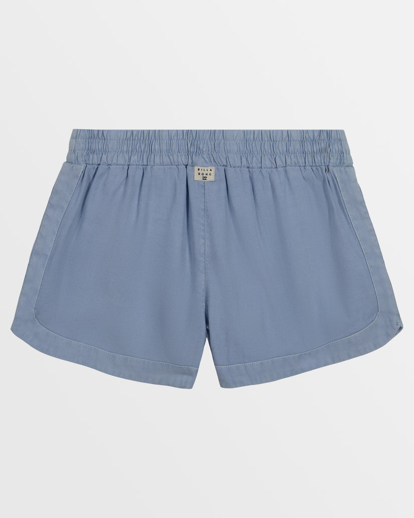 Girls Mad For You Shorts - Light Chambray