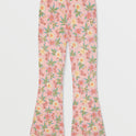 Girls Tell Me Elastic Waist Flared Pants - Feelin Peachy