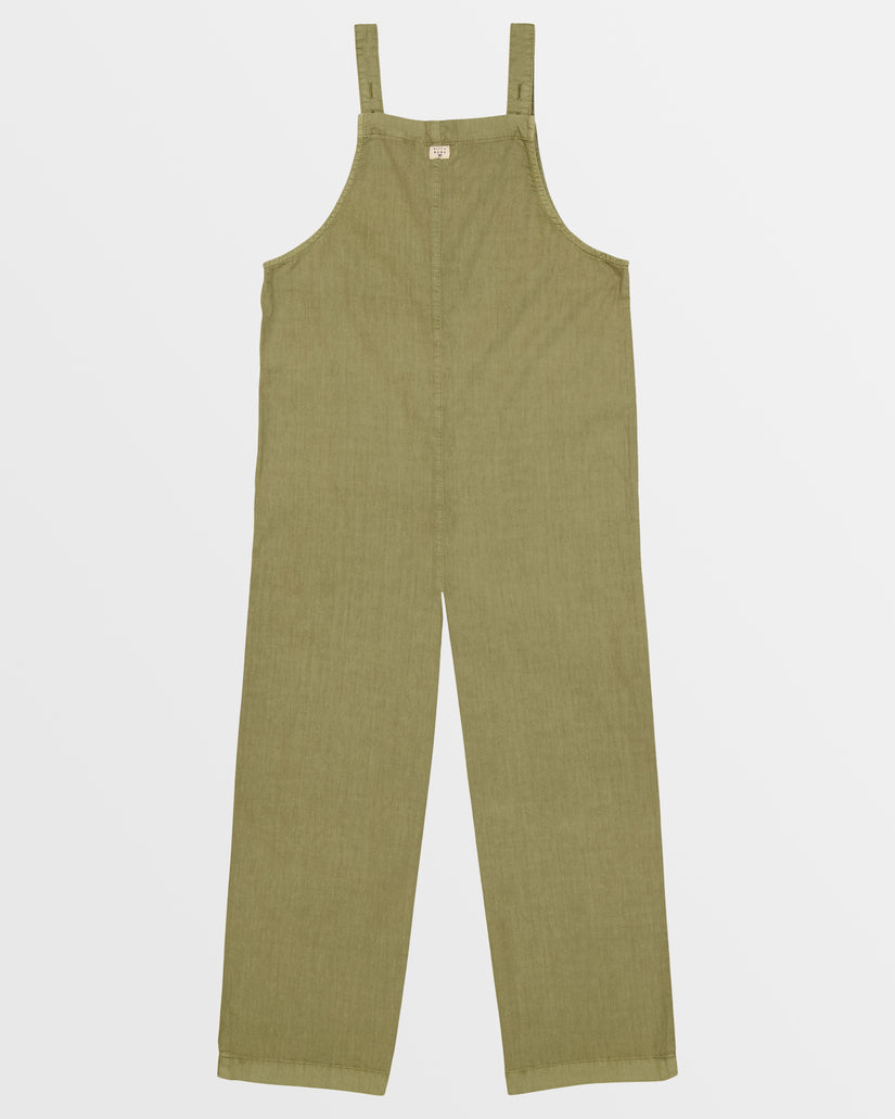 Girls Sunshine Love Jumpsuit - Avocado