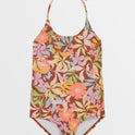 Girls Sweet Talkin Halter One Piece - Cacao