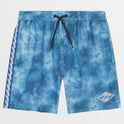 Little Boys D Bah Layback 4" Shorts - Blue Wash