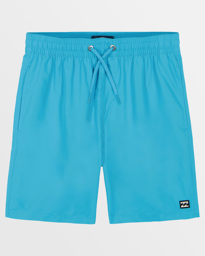 Boys All Day Layback 6.5" Boardshorts - Cyan