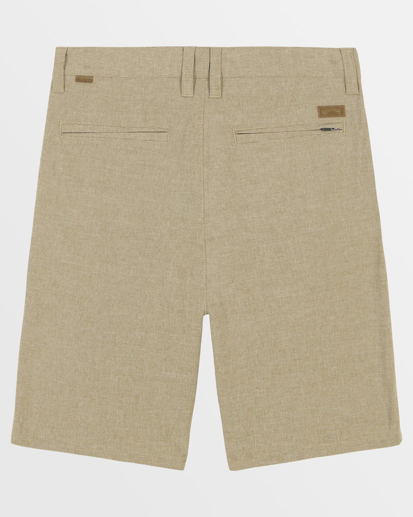 Boys Crossfire 8" Shorts - Khaki