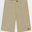 Boys Crossfire 8" Shorts - Khaki