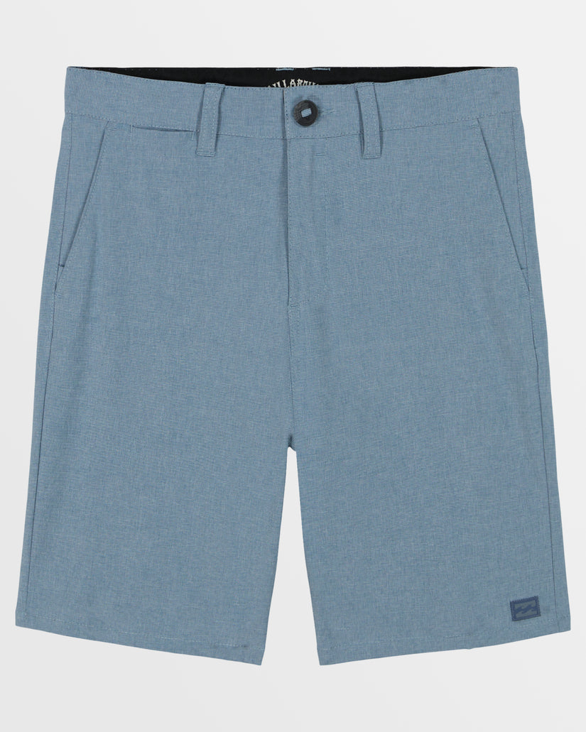 Boys Crossfire 8" Shorts - Dusty Blue