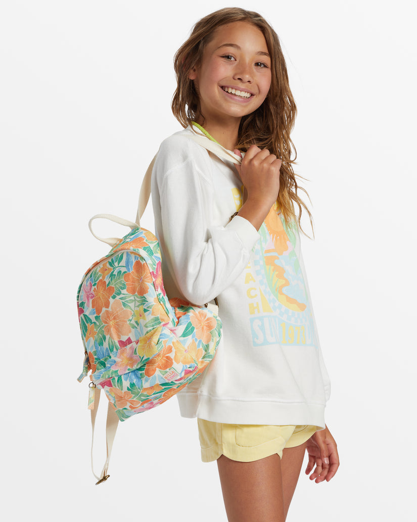 Girls Mini Mama Backpack - Green Tropics