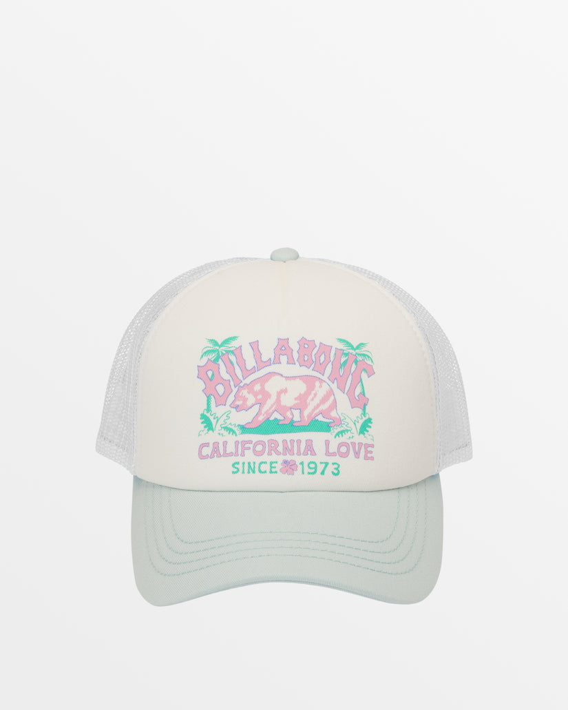 Girls Pitstop Hat - Blue Glow