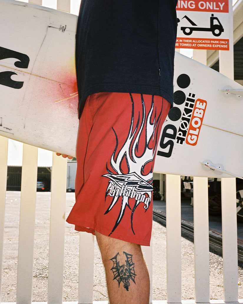 Flame Boardshort 21" - Core Red