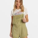 Wild Pursuit Romper - Avocado