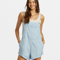 Wild Pursuit Romper - Washed Chambray