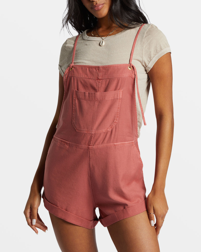 Wild Pursuit Romper - Red Clay