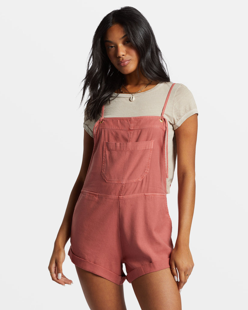 Wild Pursuit Romper - Red Clay