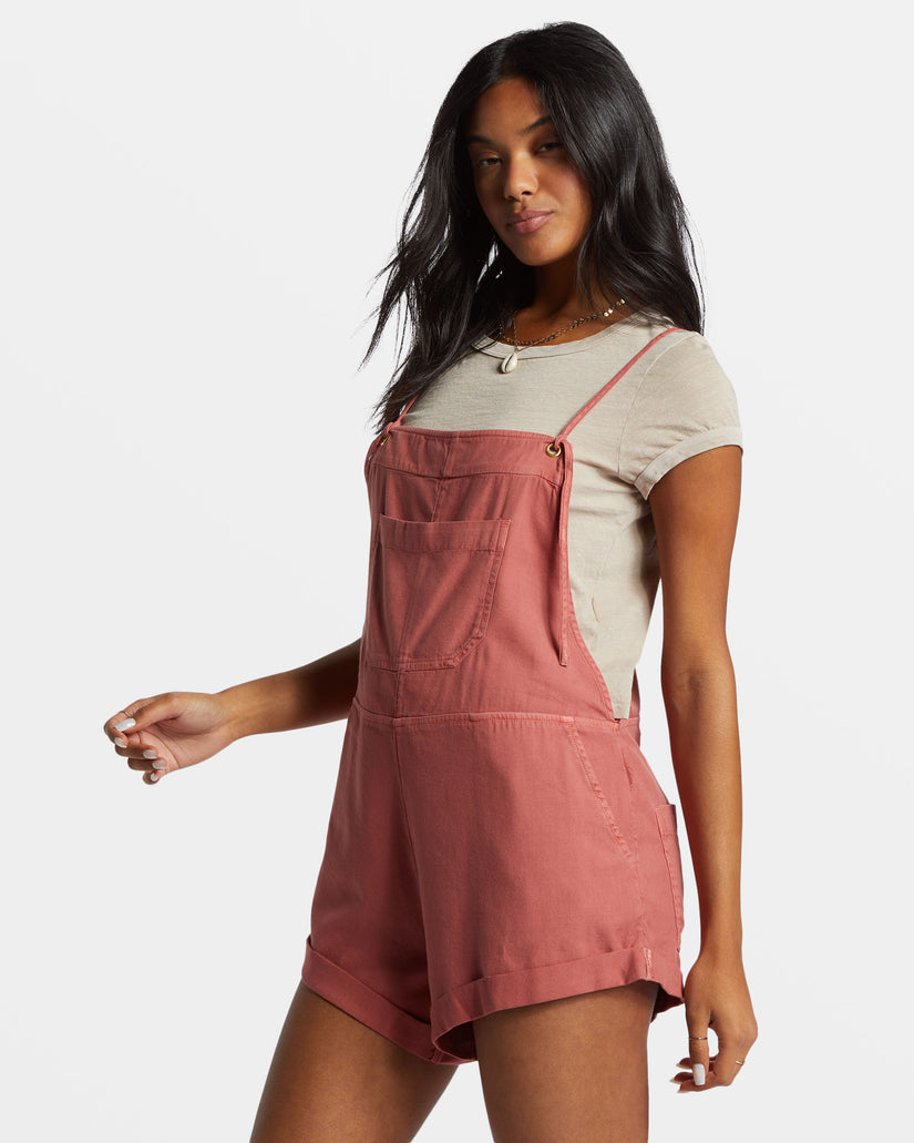 Wild Pursuit Romper - Red Clay