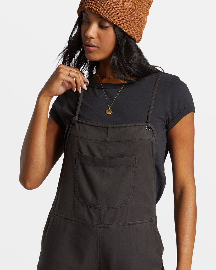 Wild Pursuit Romper - Off Black