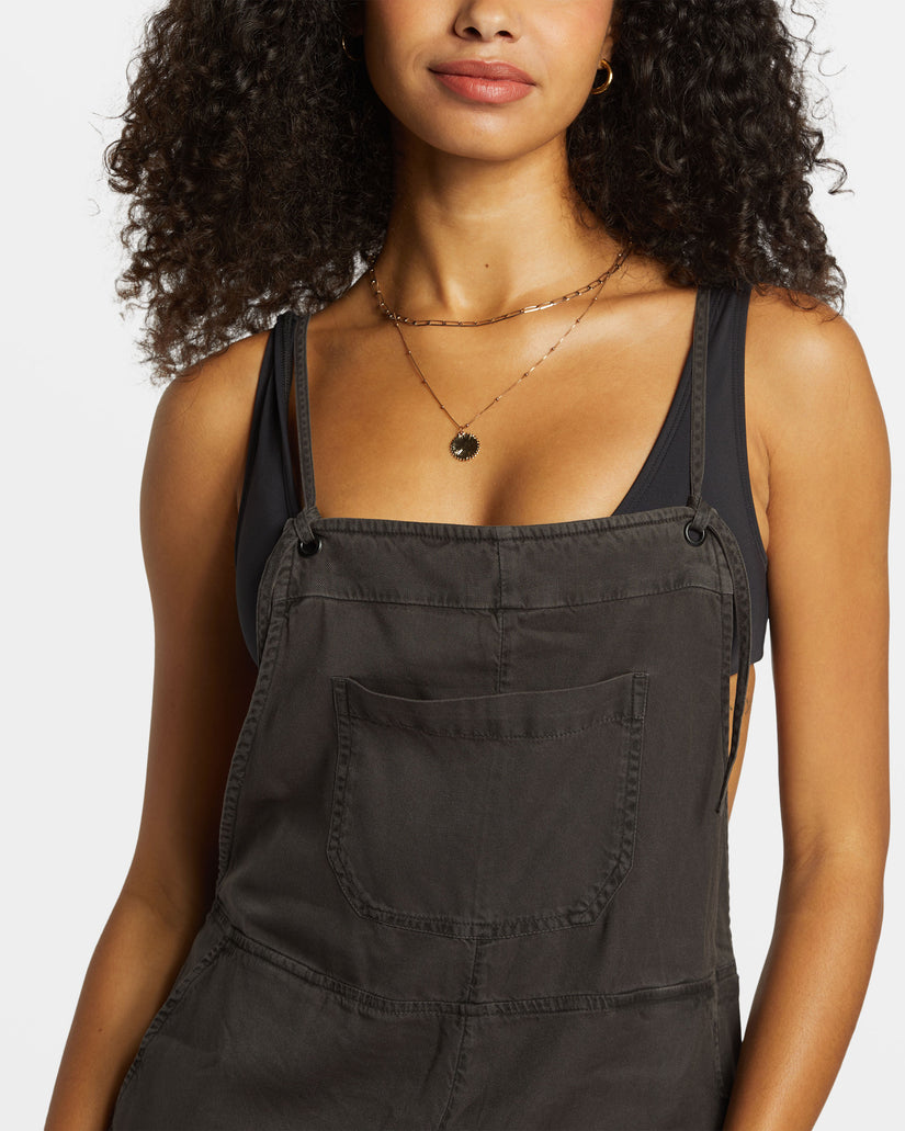 Wild Pursuit Romper - Off Black