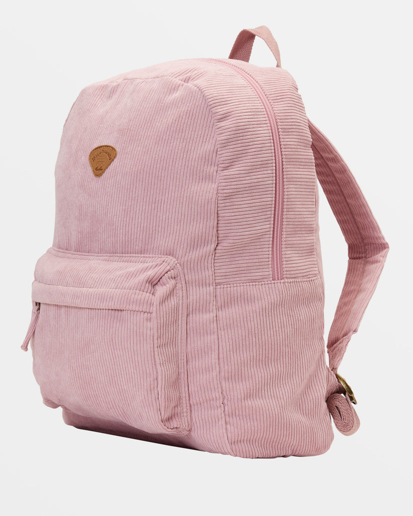 Schools Out Corduroy Backpack - Iced Lavender