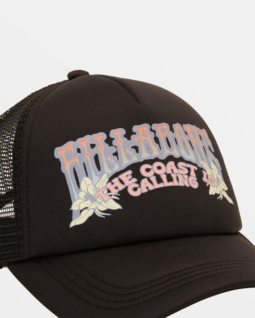 Across Waves Trucker Hat - Black Sands 2