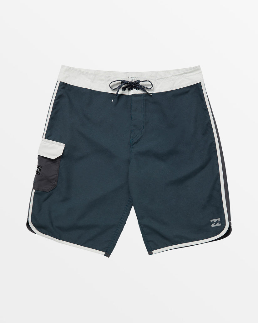 Classic Wave Pro 19" Boardshorts - Navy Heather