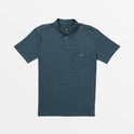 Short Sleeve Polo Shirt - Dark Slate Heather