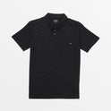 Short Sleeve Polo Shirt - Black Heather