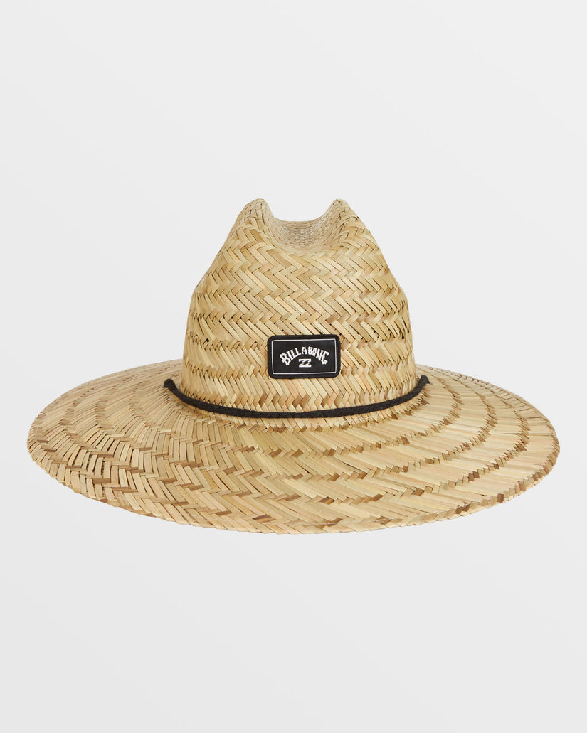 Tides Straw Lifeguard Hat - Natural