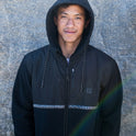 Boundary Lite Zip Hoodie - Black