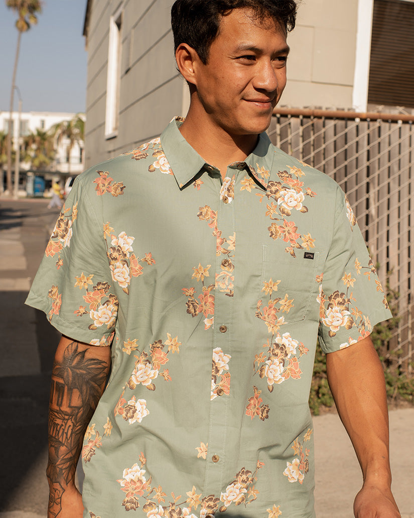 Sundays Mini Short Sleeve Shirt - Sage