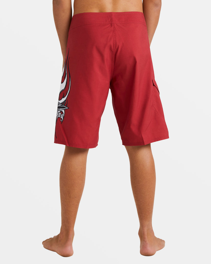 Flame Boardshort 21" - Core Red