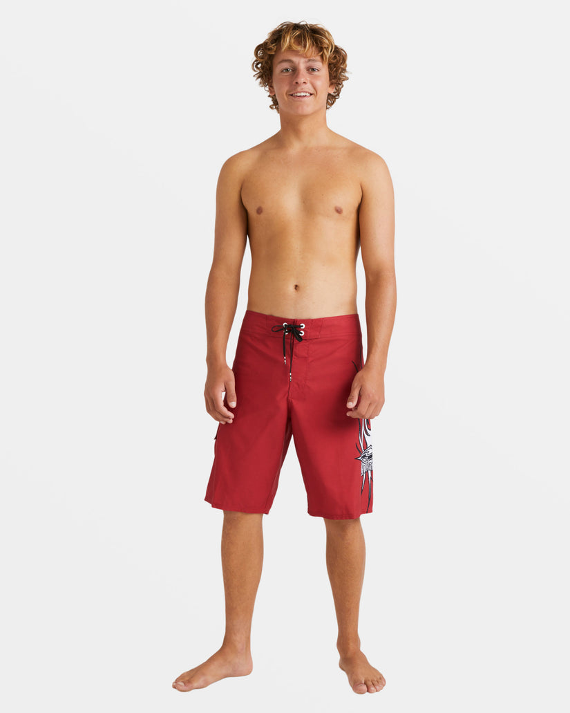 Flame Boardshort 21" - Core Red