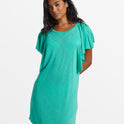 Out For Waves Cover-Up Dress - Tropical Green