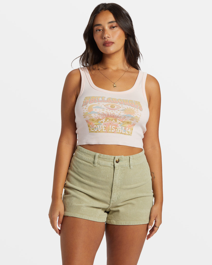 You're A Peach Cropped Tank Top - Feelin Peachy