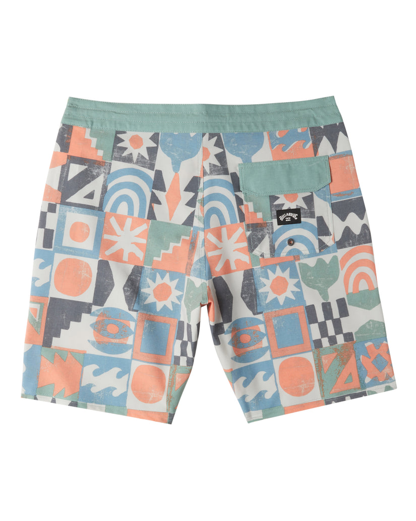 Sundays Lo Tide 19" Boardshorts - Washed Blue